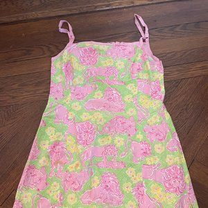 Lily Pulitzer Vintage Lion Skort Dress. Size 8